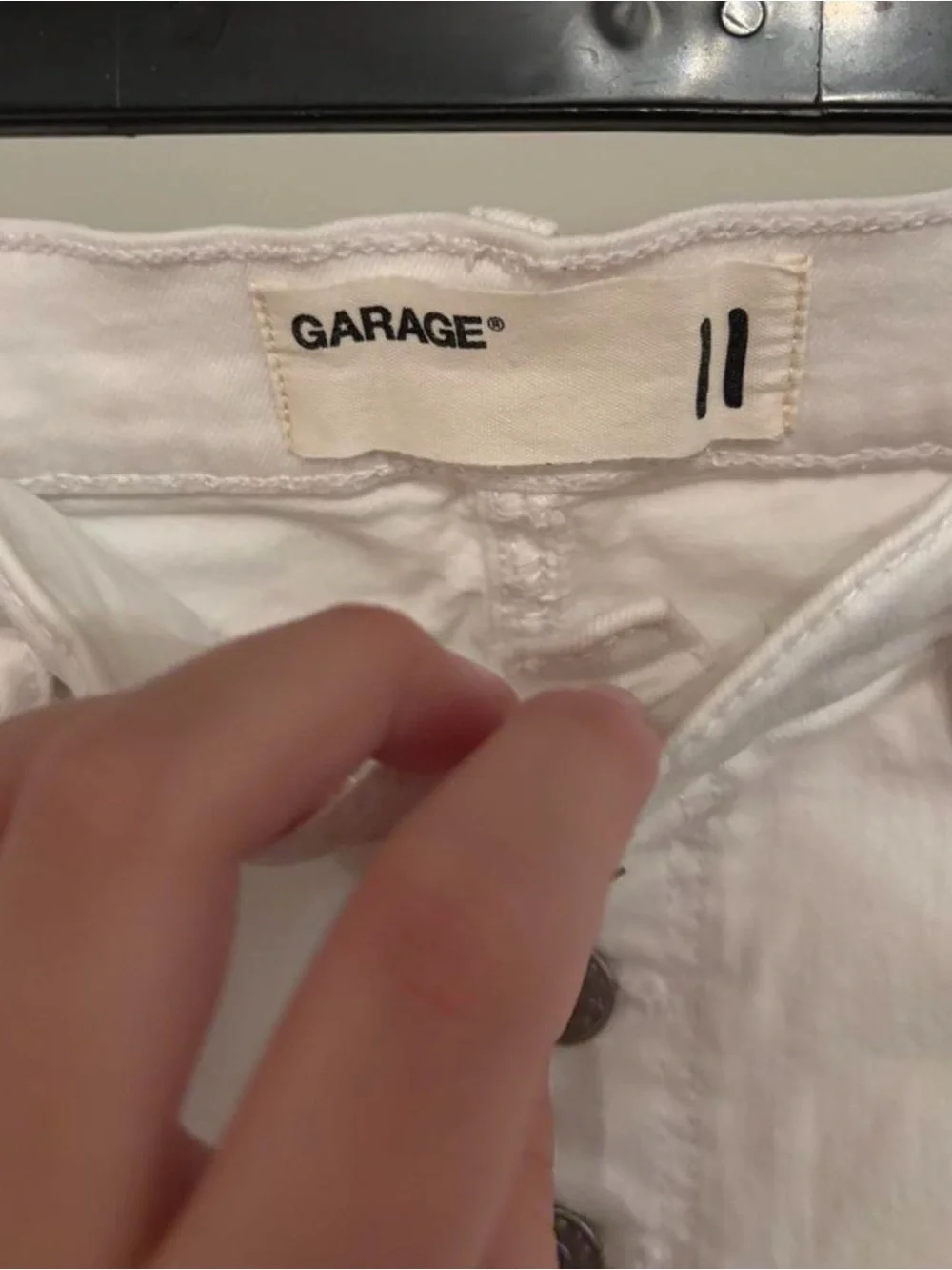 White garage jeans size 11